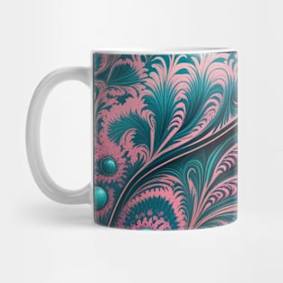 Other Worldly Designs- nebulas, stars, galaxies, planets with feathers Mug